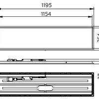 Philips CoreLine Panel gen6 LED 26W 4000K 3600 lumen 220-240V UGR19 IP20/44 Wit 1200x300mm