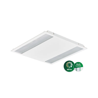 Philips CoreLine RC136B LED paneelarmatuur 31W 4000K 3100-4300 lumen DALI dimbaar 597x597mm Wit IP20/IP44