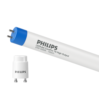 Philips CorePro LEDtube 1500mm T8 HO 24W 4000K G13 Dépoli 2700 lumens 240° Blanc Froid CE RoHS