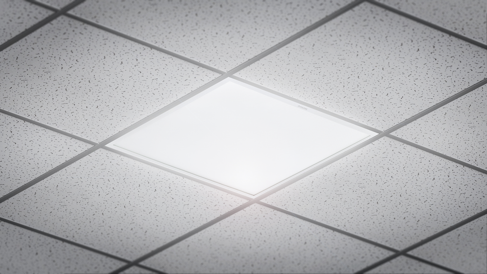 Panneau lumineux LED Philips 32W 4000K 3200 lumens 220-240V IP20 UGR22 CRI80 595x595mm Blanc