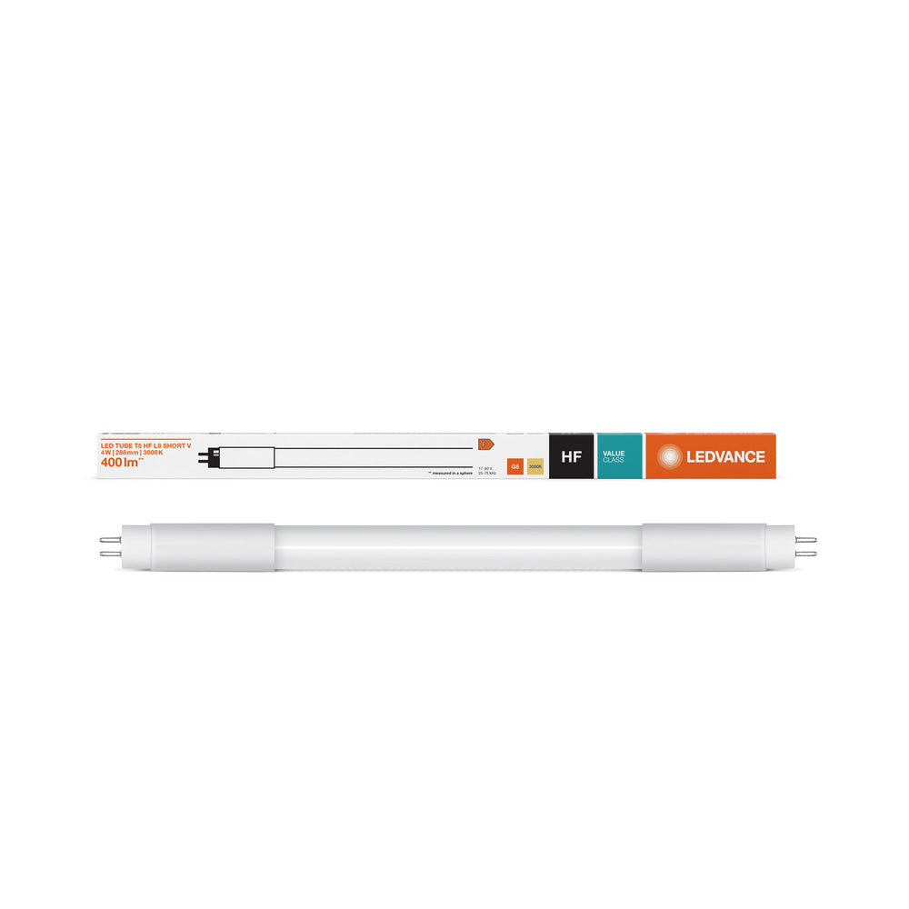 Philips Tube LED T5 4W 380 lumens 3000K Blanc Chaud 29cm Haute Efficacité remplace 8W