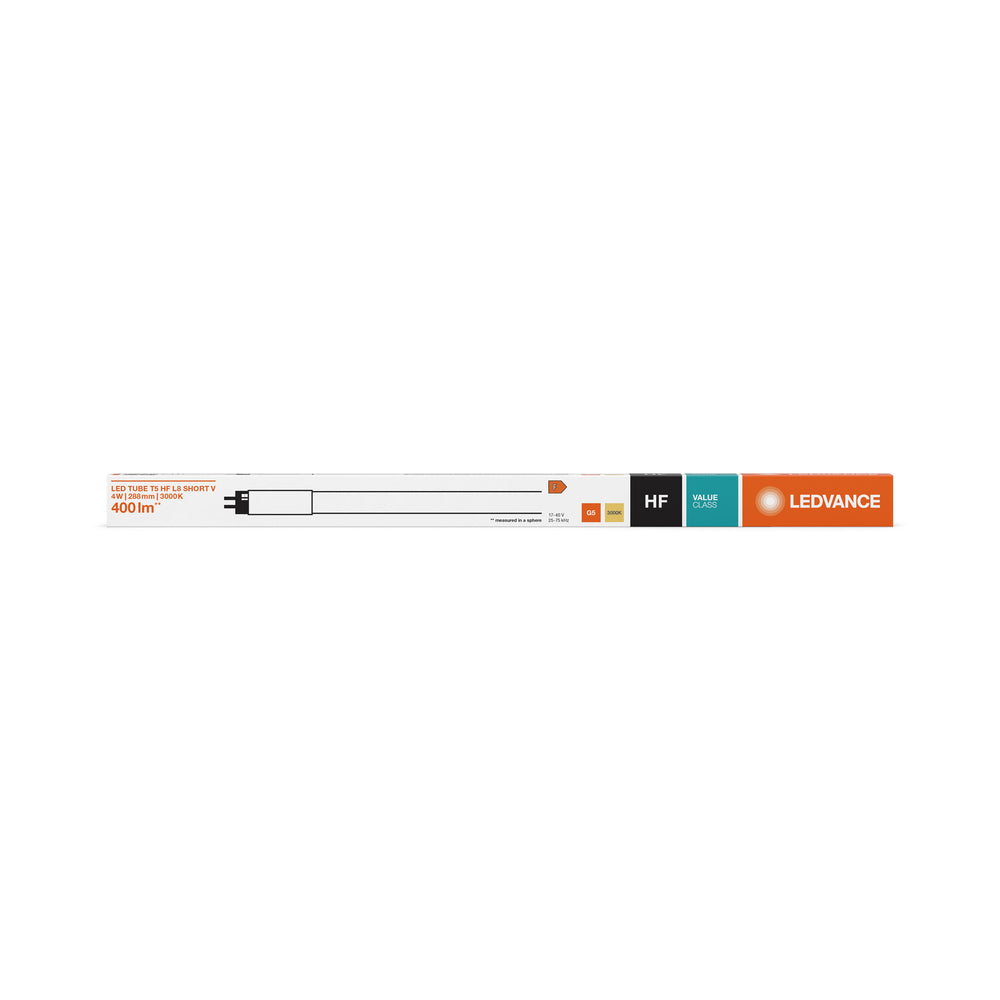Philips Tube LED T5 4W 380 lumens 3000K Blanc Chaud 29cm Haute Efficacité remplace 8W