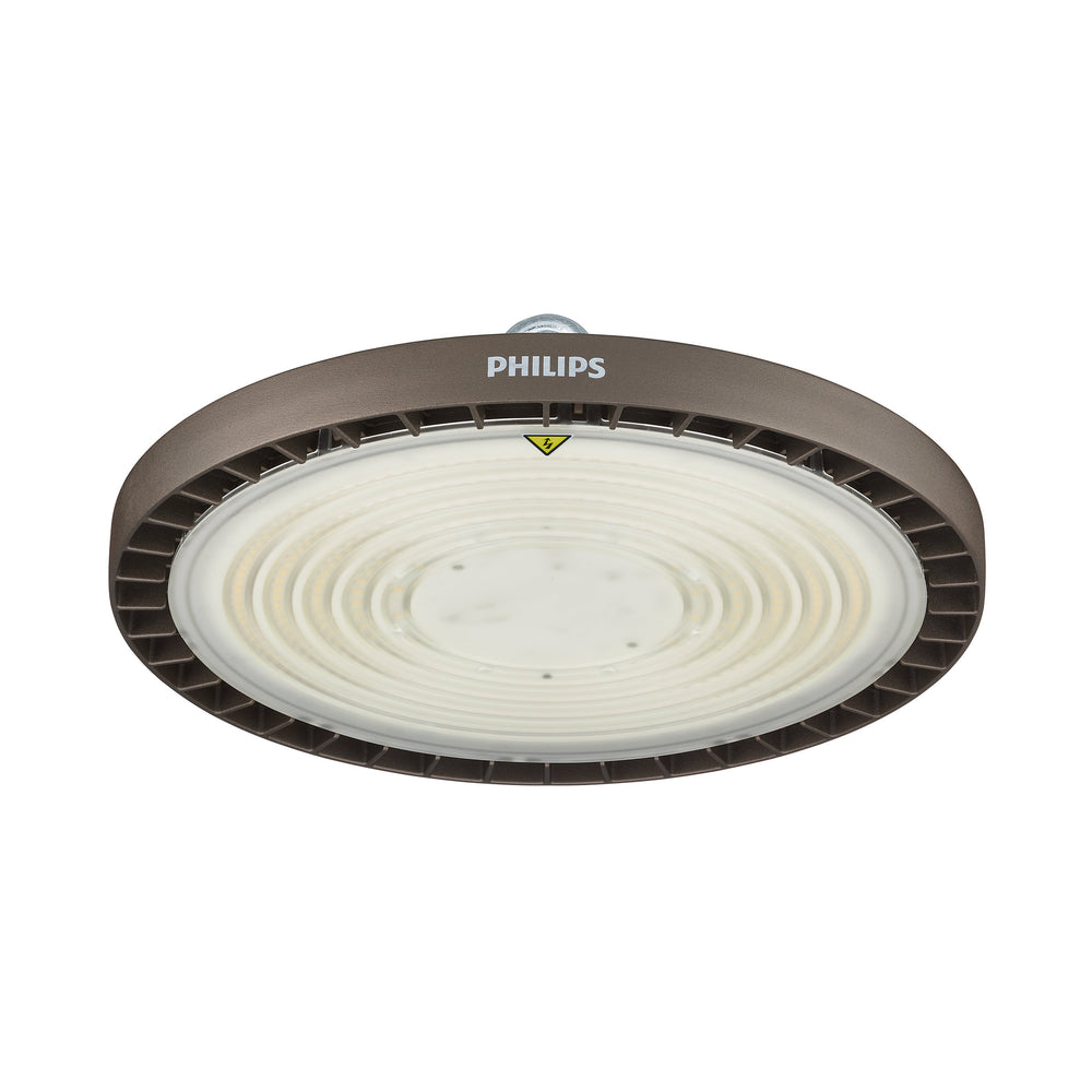 Philips Ledinaire Highbay LED 168W 20500 lumens 4000K IP65 IK06 Faisceau Large Boîtier Gris en Aluminium Injecté