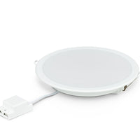 Philips Downlight LED 12W 1200 lumens 3000K 220-240V 110° Rond Blanc IP20/IP44 ⌀175mm découpe 150mm