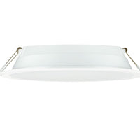 Philips Downlight LED 12W 1200 lumens 3000K 220-240V 110° Rond Blanc IP20/IP44 ⌀175mm découpe 150mm