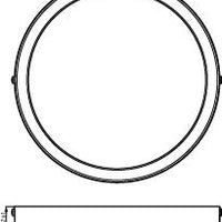 Philips Ledinaire SlimDownlight opbouw LED 19W 3000K 2000 lumen Wit 225mm IP20