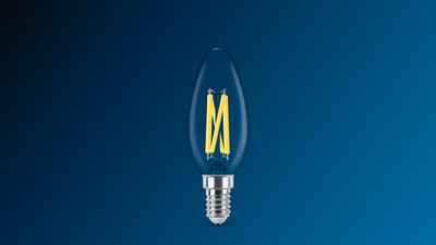 Ampoule Philips MAS LEDLusterDT E27 P45 3.5W dimmable warm glow