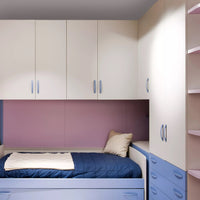 Lucide picto 3xGU10 plafonnier LED bleu pour chambre d'enfant
