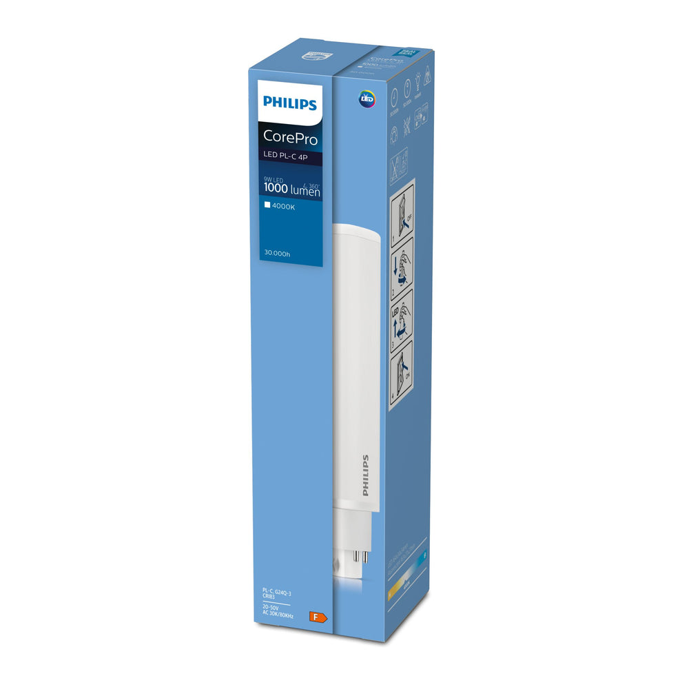 Philips CorePro LED PLC 8.9W 3000K g24d-3 energiezuinige lamp