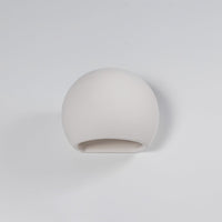 Applique murale en céramique Sollux Lighting globe blanc à douille E27 compatible LED 60W