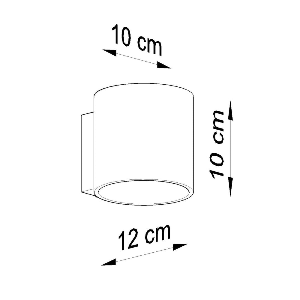 Wandlamp ORBIS 1 anthracite