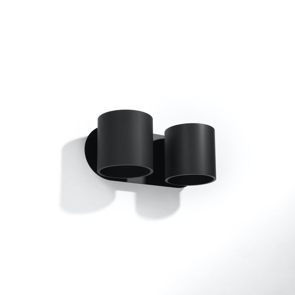 Wandlamp ORBIS 2 zwart 