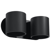 Wandlamp ORBIS 2 zwart 