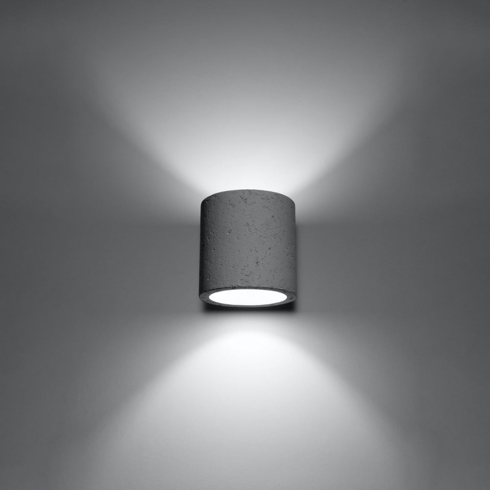 LED Wandlamp beton ORBIS - 1 x G9 aansluiting 