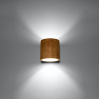 Wandlamp ORBIS natuurlijk hout