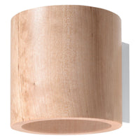 Wandlamp ORBIS natuurlijk hout