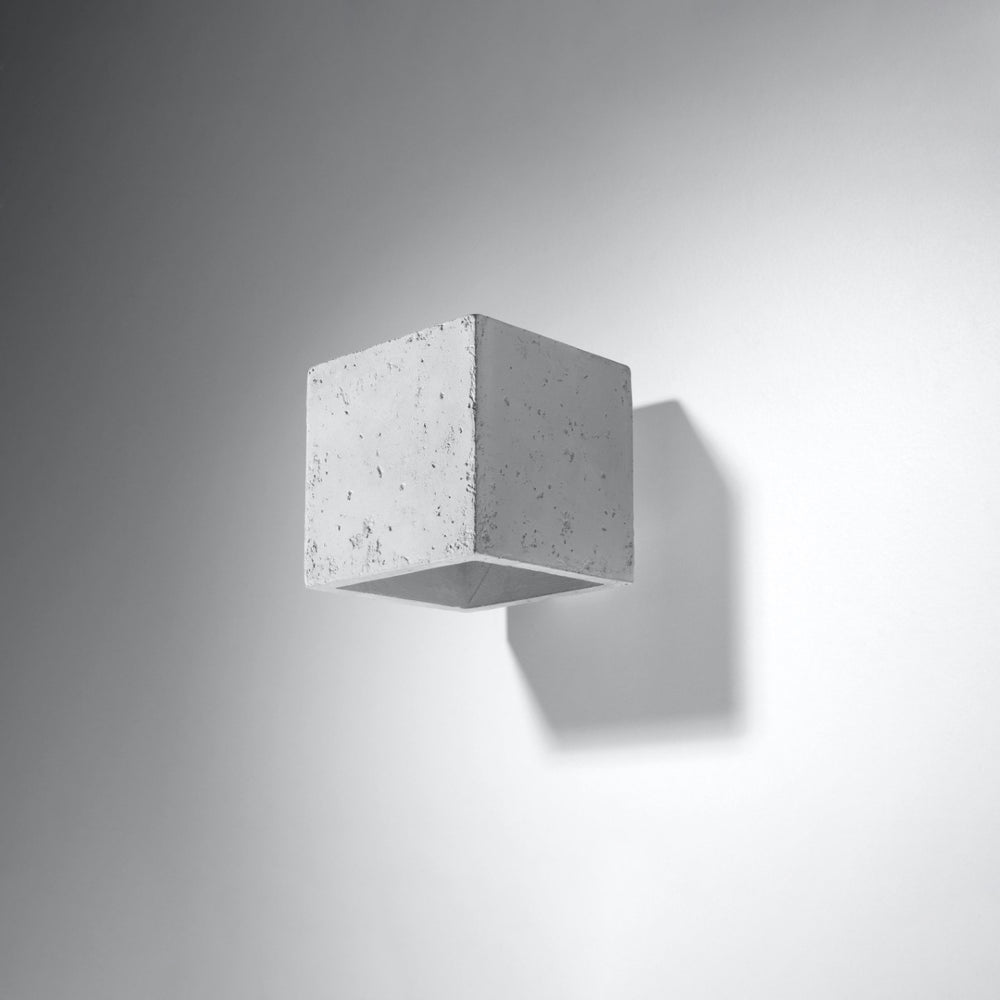 LED Wandlamp beton QUAD - 1 x G9 aansluiting 
