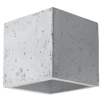 LED Wandlamp beton QUAD - 1 x G9 aansluiting 