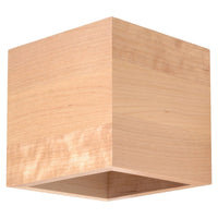 Wandlamp QUAD natuurlijk hout