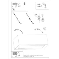LED Wandlamp beton VEGA 30 - 1 x E27 aansluiting 