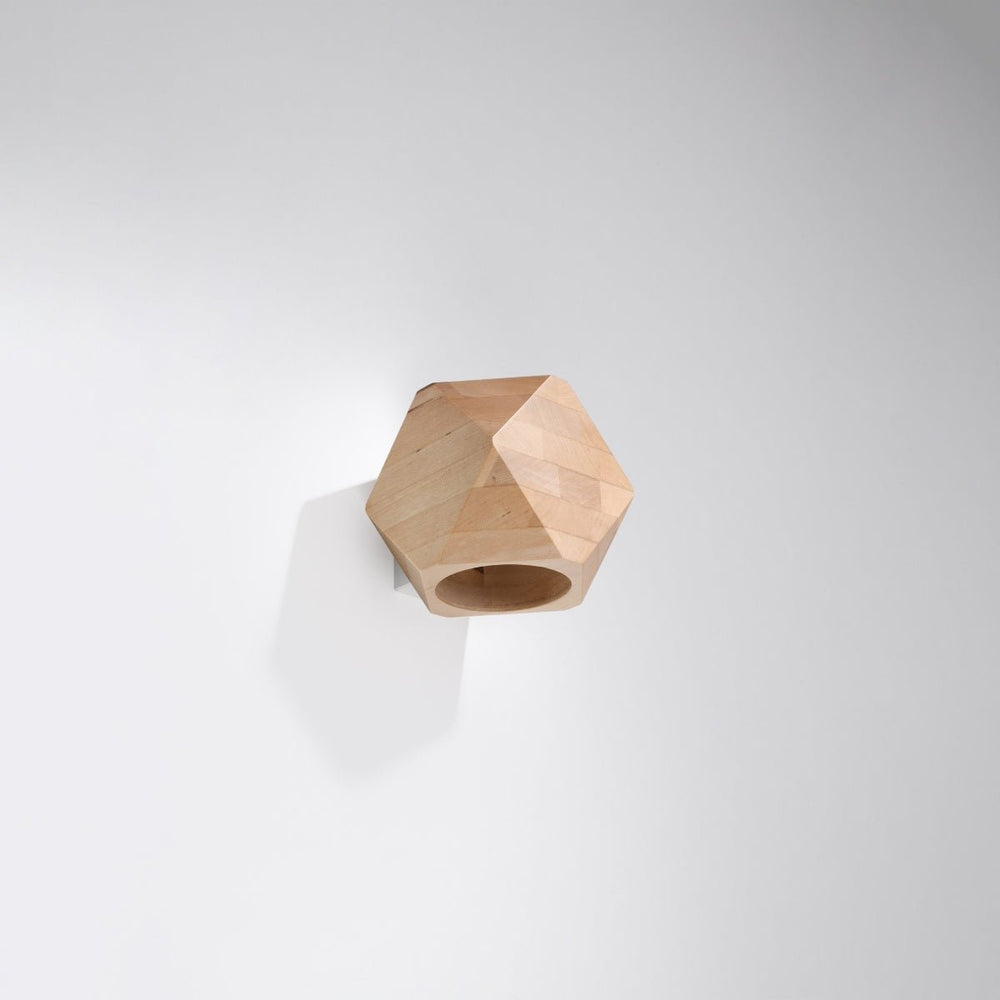 Wandlamp Woody natuurlijk hout