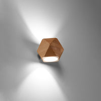 Wandlamp Woody natuurlijk hout