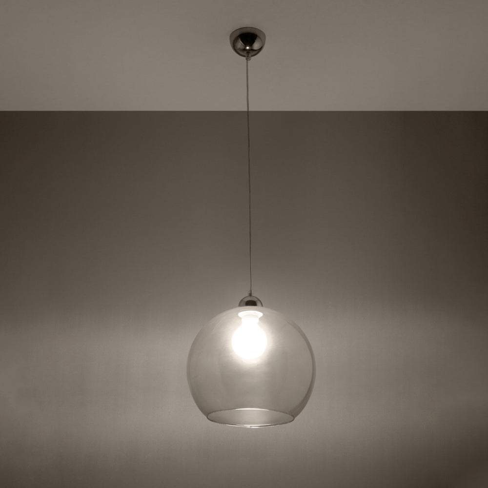 Hanglamp BALL transparent