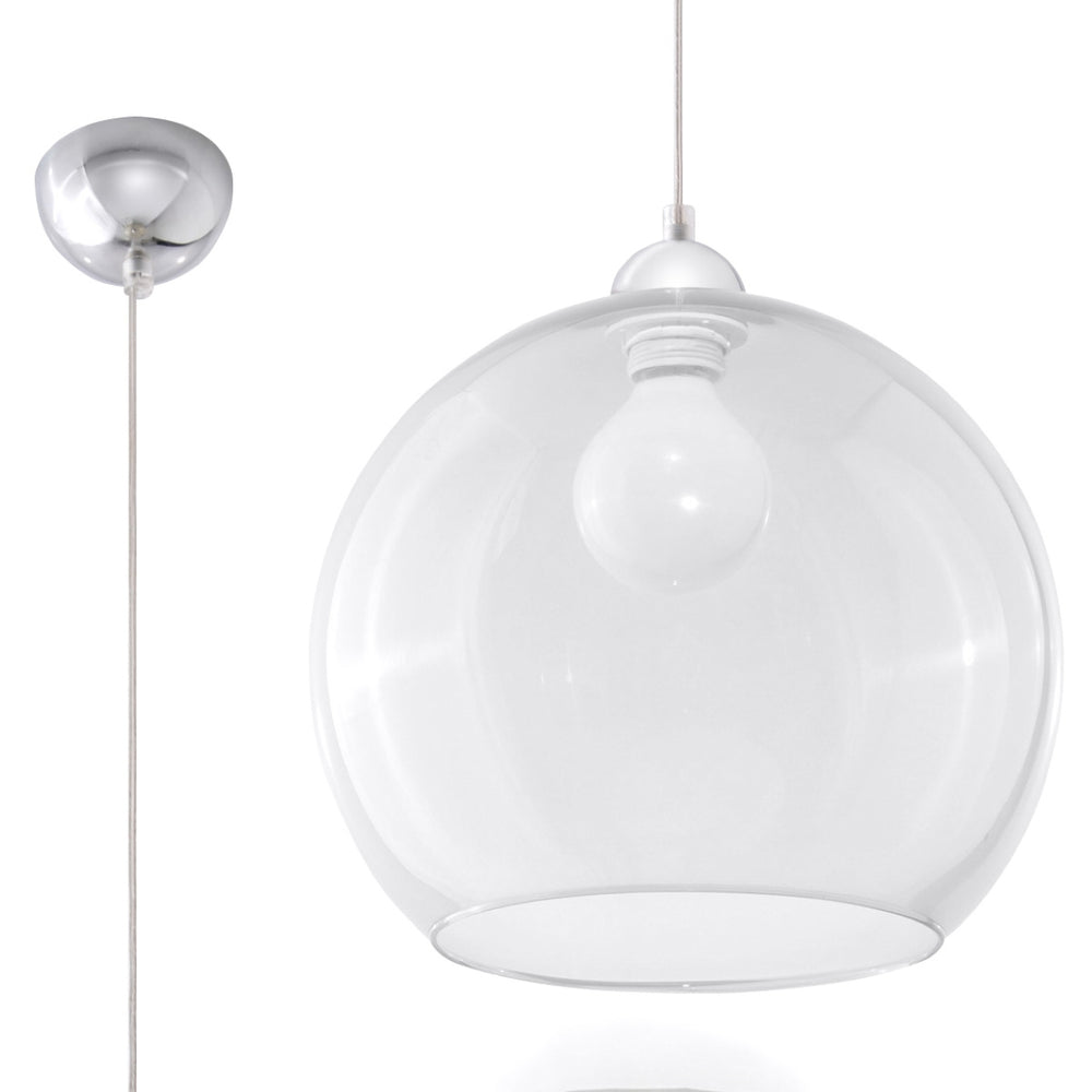 Hanglamp BALL transparent