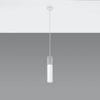 LED Hanglamp wit beton BORGIO - 1 x GU10 aansluiting