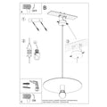 Hanglamp FLAVIO zwart