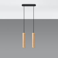 Hanglamp LINO 2 hout 