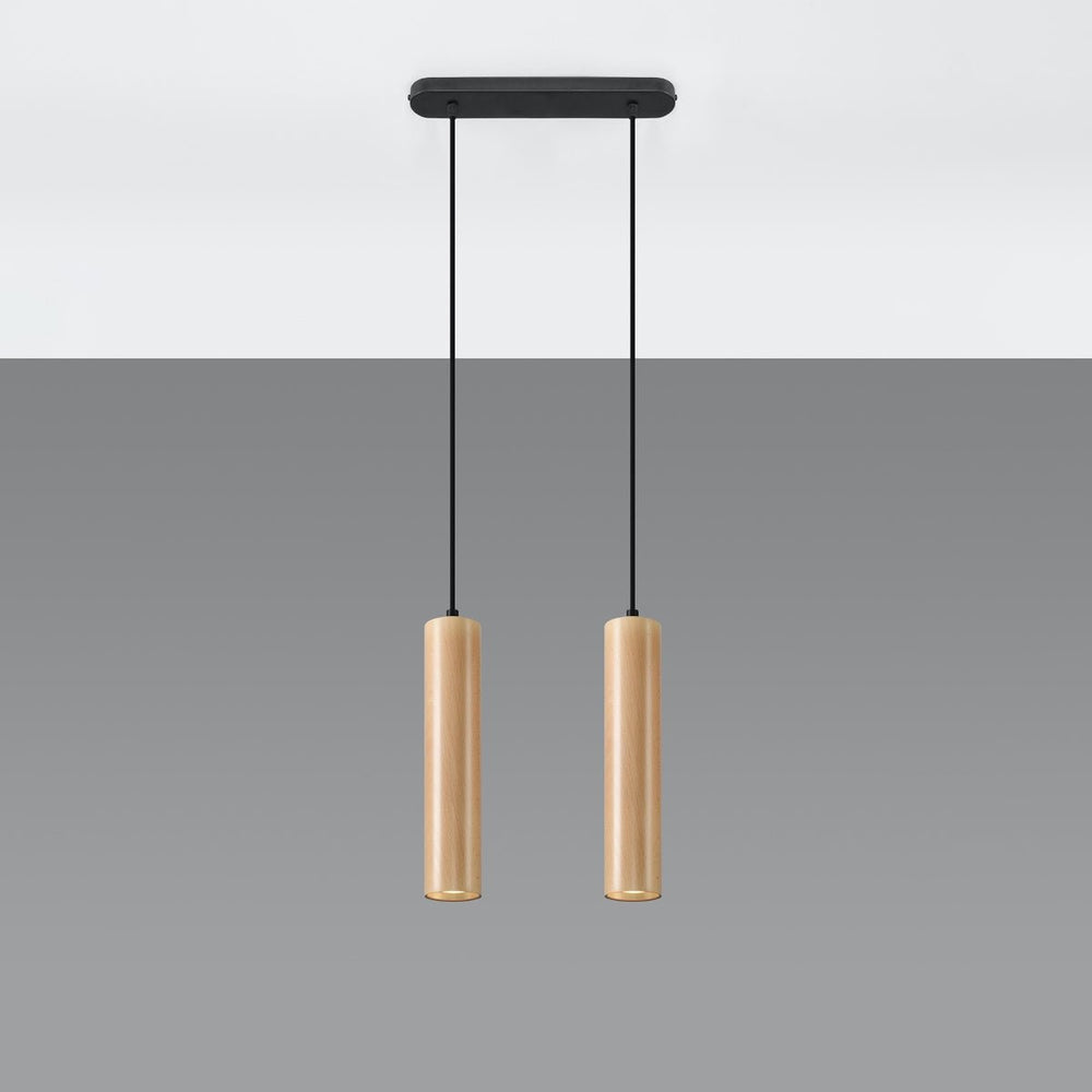 Hanglamp LINO 2 hout 