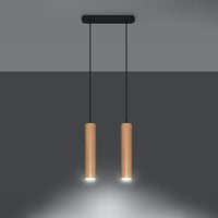 Hanglamp LINO 2 hout 