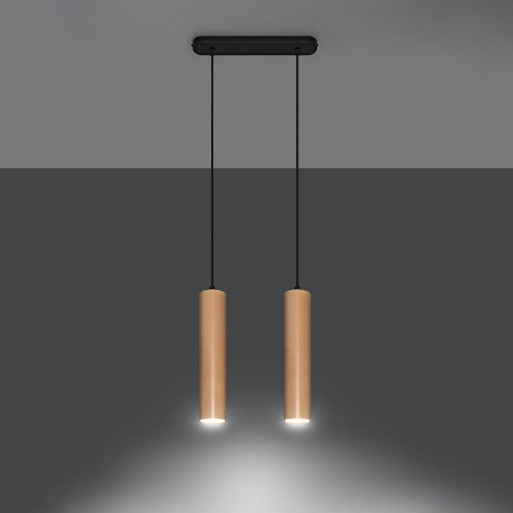 Hanglamp LINO 2 hout 