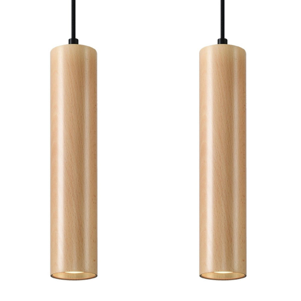 Hanglamp LINO 2 hout 