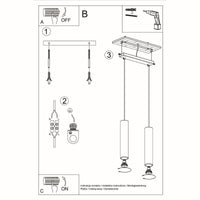 Hanglamp LINO 2 hout 