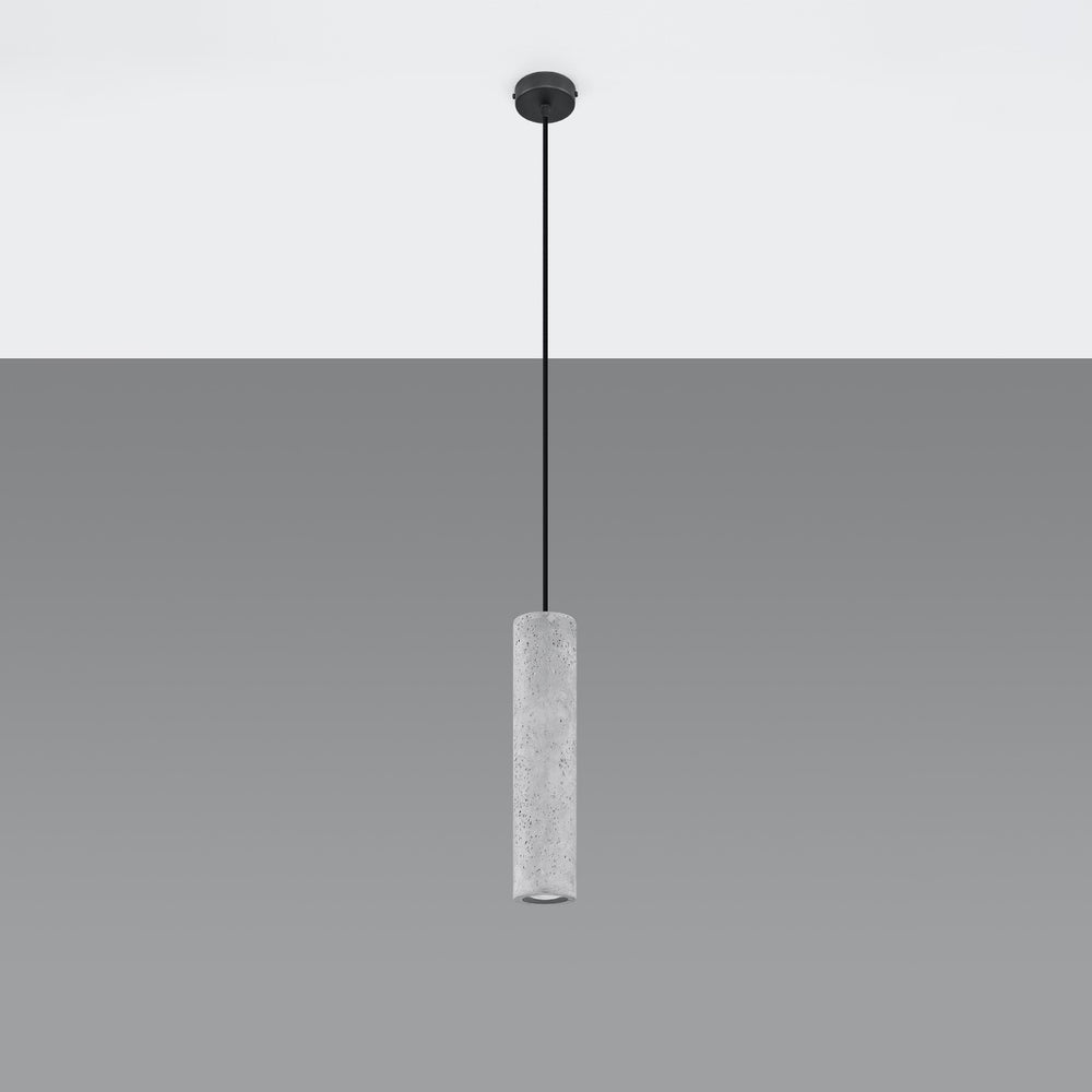 Sollux Lighting Luvo 1 LED hanglamp met betonnen kap 300mm