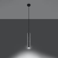 Sollux Lighting Luvo 1 LED hanglamp met betonnen kap 300mm