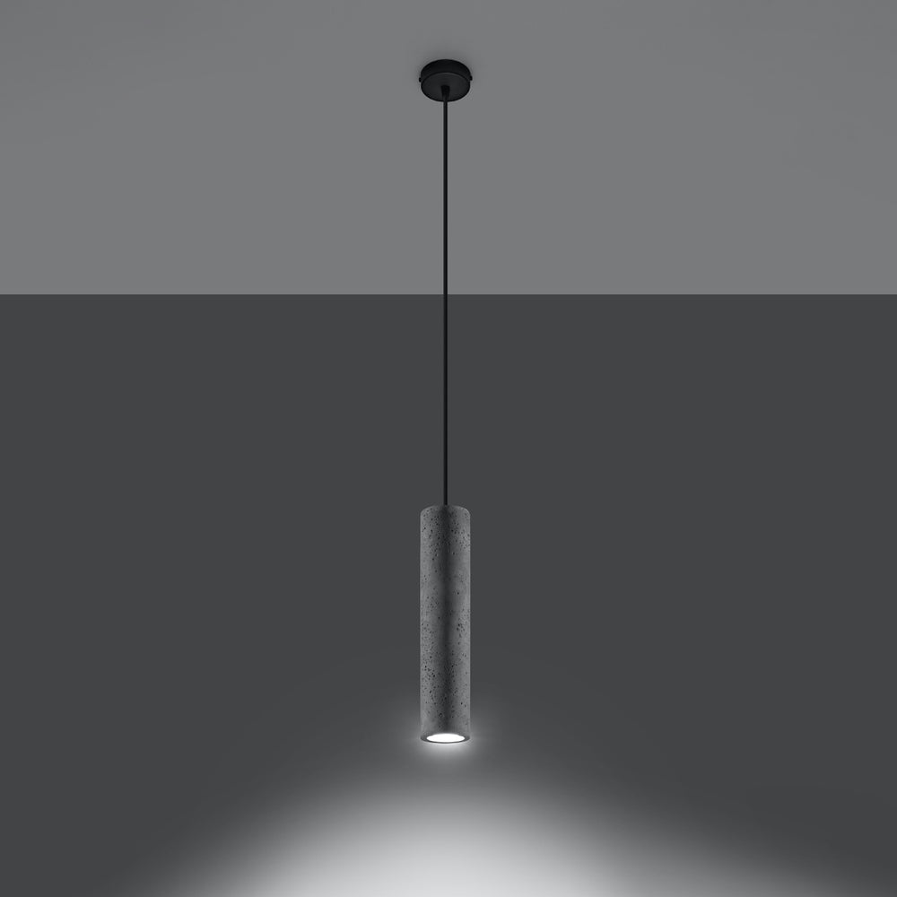 Sollux Lighting Luvo 1 LED hanglamp met betonnen kap 300mm
