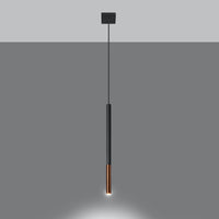 LED Hanglamp zwart koper MOZAICA - 1 x G9 aansluiting