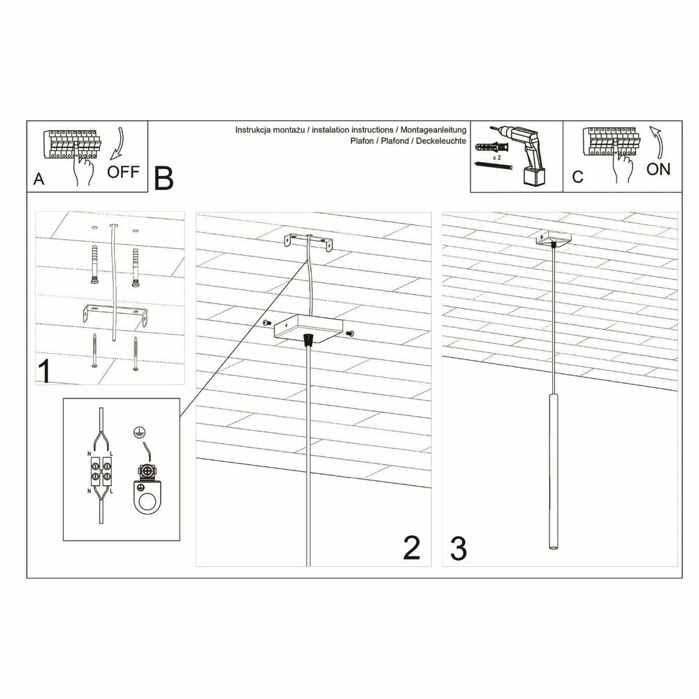 LED Hanglamp wit PASTELO - 1 x G9 aansluiting