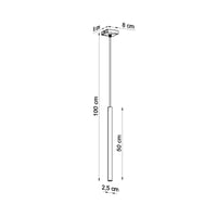 LED Hanglamp zwart PASTELO - 1 x G9 aansluiting