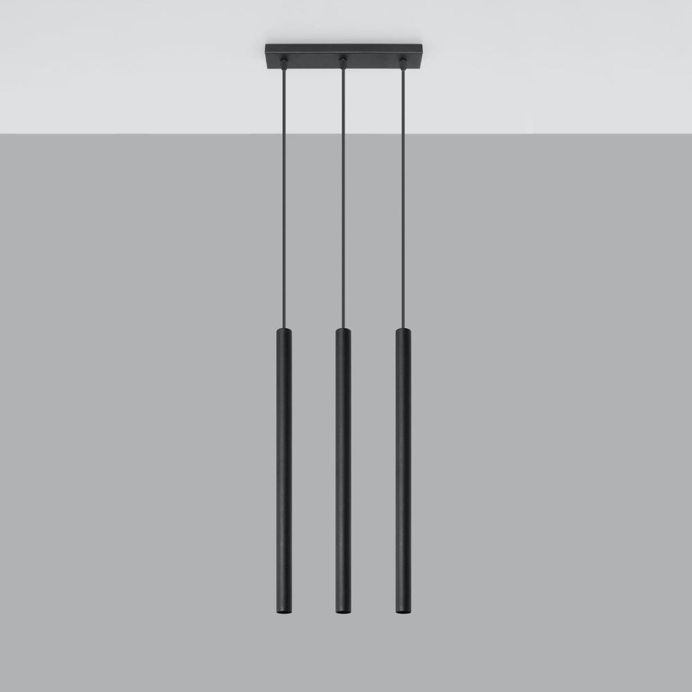 LED Hanglamp zwart PASTELO - 3 x G9 aansluiting