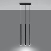 LED Hanglamp zwart PASTELO - 3 x G9 aansluiting