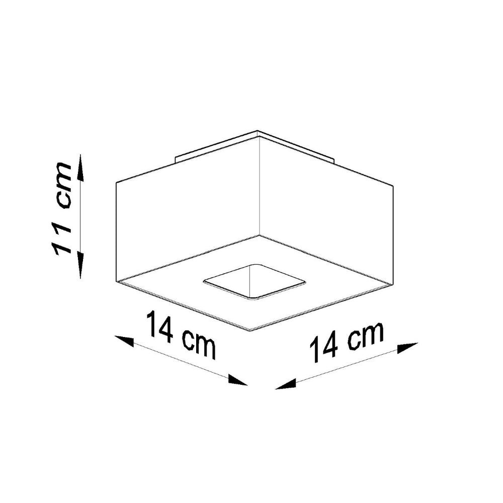 Plafondspot MONO 1 zwart