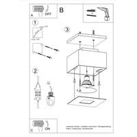 Plafondspot MONO 1 zwart