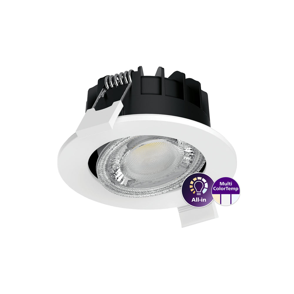 Philips RS071B 40D PSR PI6 LED-spotlight, 2700K-4000K, 550 lumen, IP65, dimbaar, wit
