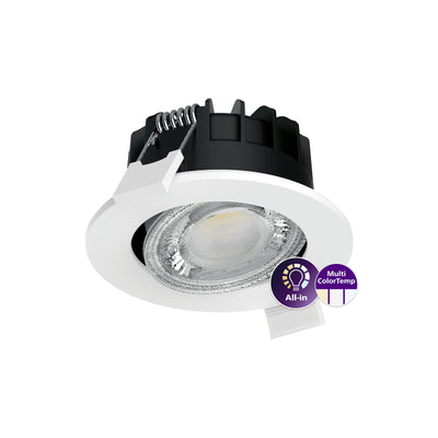Projecteur LED Philips RS071B 40D PSR PI6, 2700K-4000K, 550 lumens, IP65, dimmable, blanc