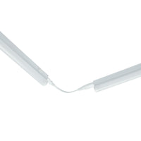 Spectrum kastschakelaar T5 WW 900mm 10W 3000K LED met 120° stralingshoek en 1200 lumen, IP20, witte behuizing