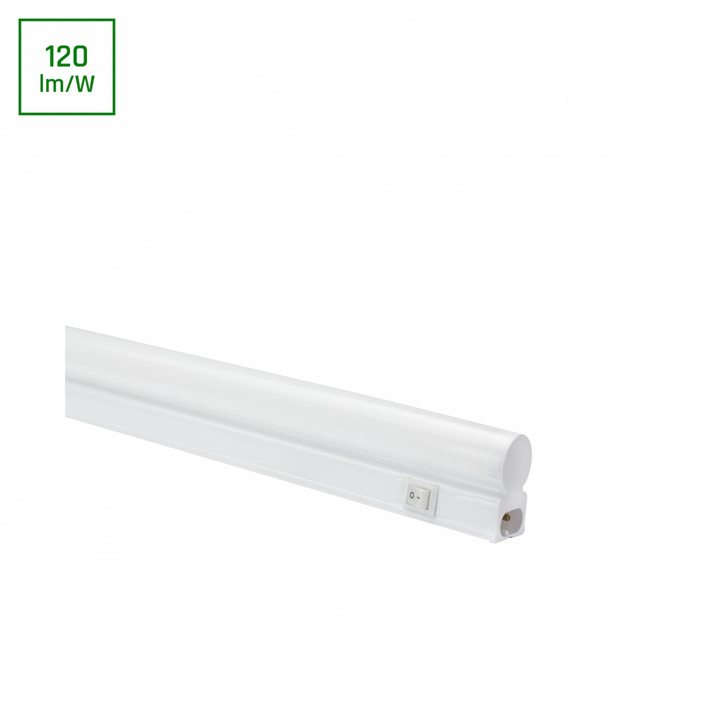 Spectrum LED kast schakelaar T5 120mm 14W natuurwit 4000K 230V 120° IP20, niet dimbaar, wit, 2 jaar garantie